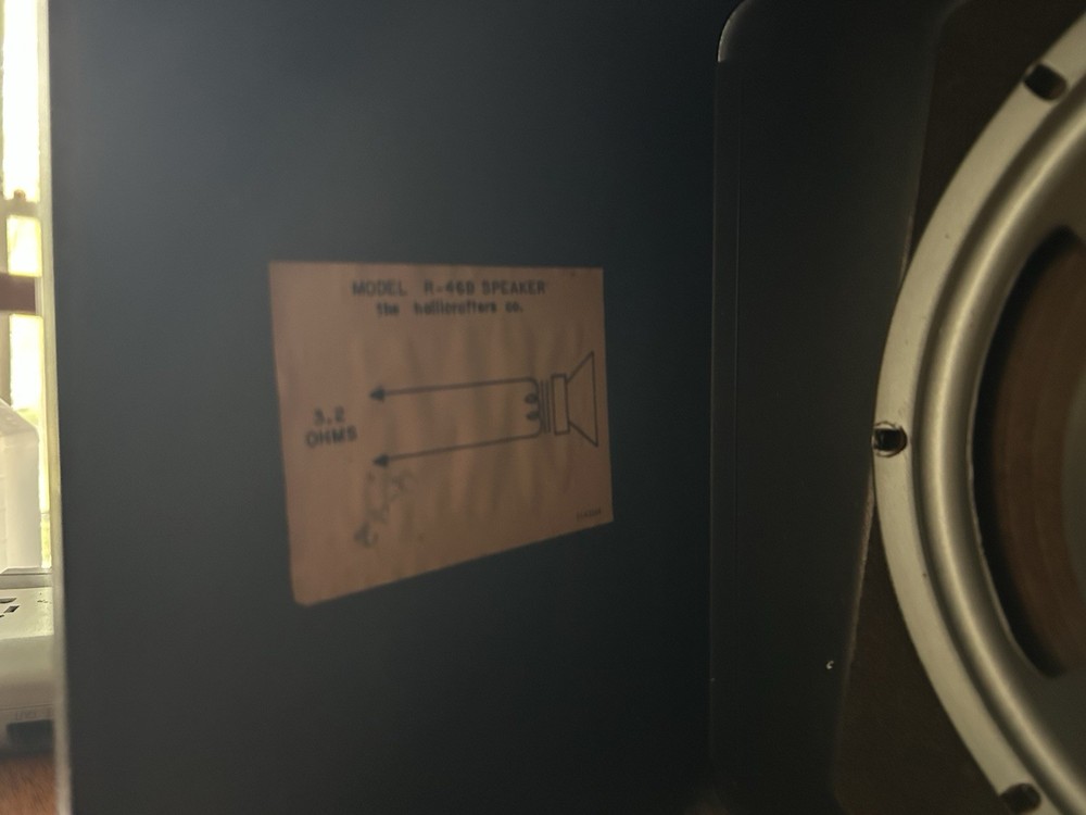 Vintage Hallicrafters R-46B Speaker