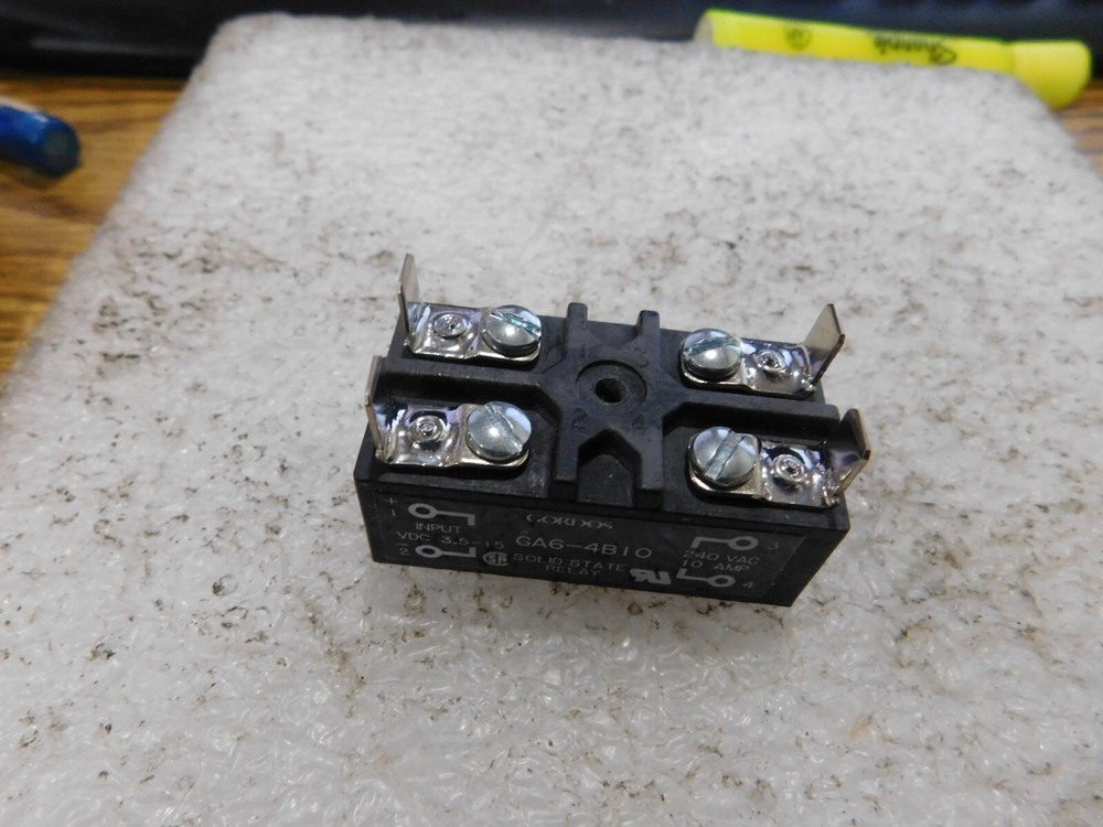 Gordos Model: GA6-4B10 Solid State Relay. New Old Stock. No Box