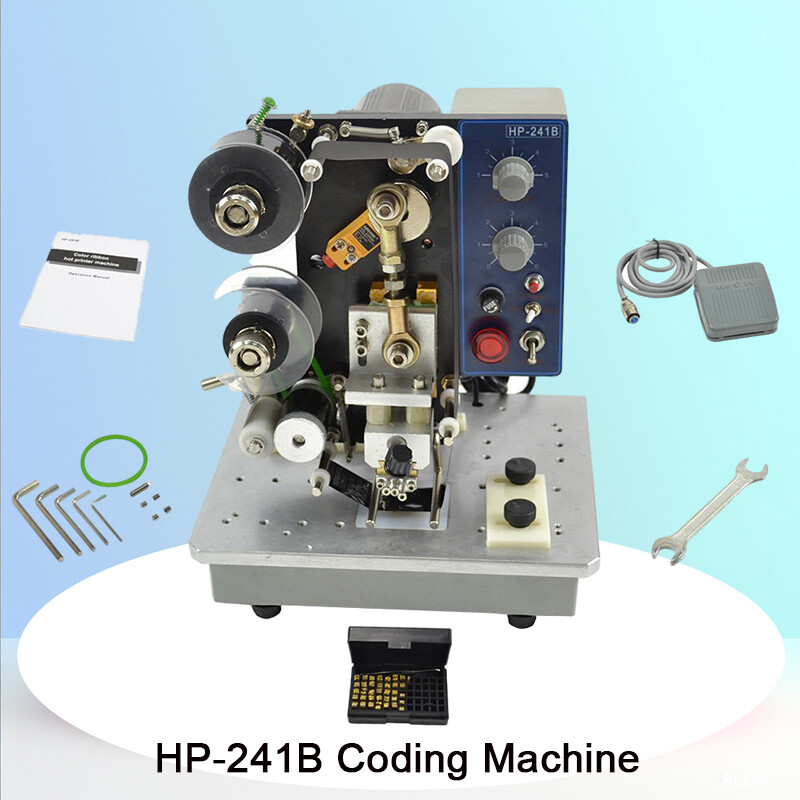 Electric Coding Date Printing Machine/Color Ribbon Batch Stamp Date Printer