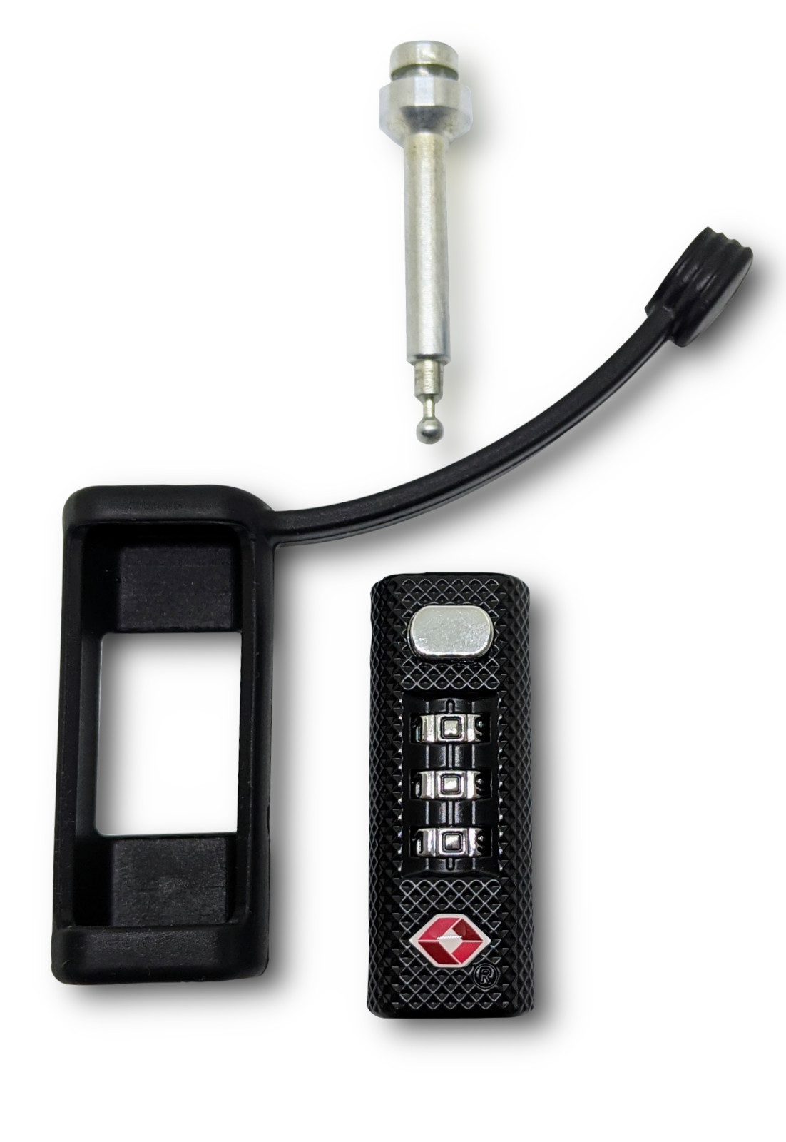 TSA Secure Rifle & Pistol Gun Case Luggage Lock -MonoShaft™️ Pelican/SKB/Plano