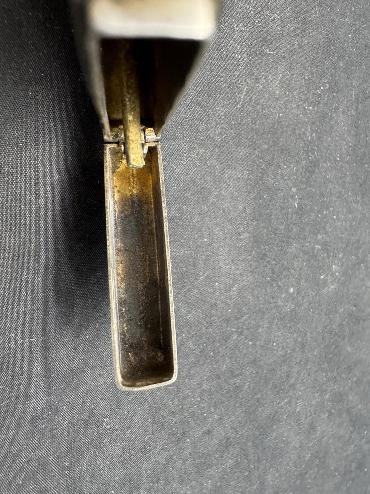 ANTIQUE STERLING SILVER MATCH SAFE, 30 grams