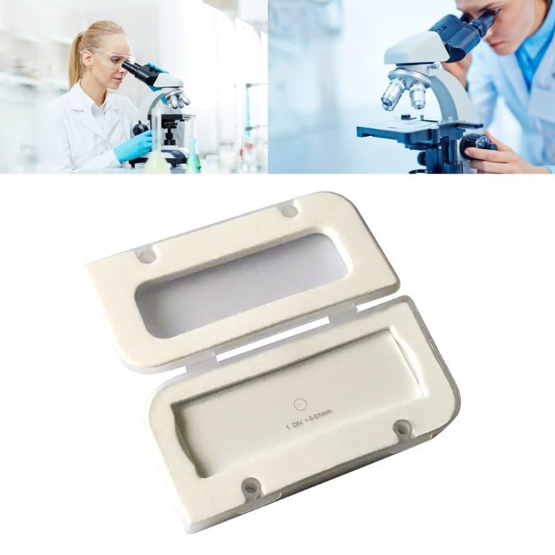 Microscope Calibration Slide High Precision Stage Micrometer Ocular Reticle