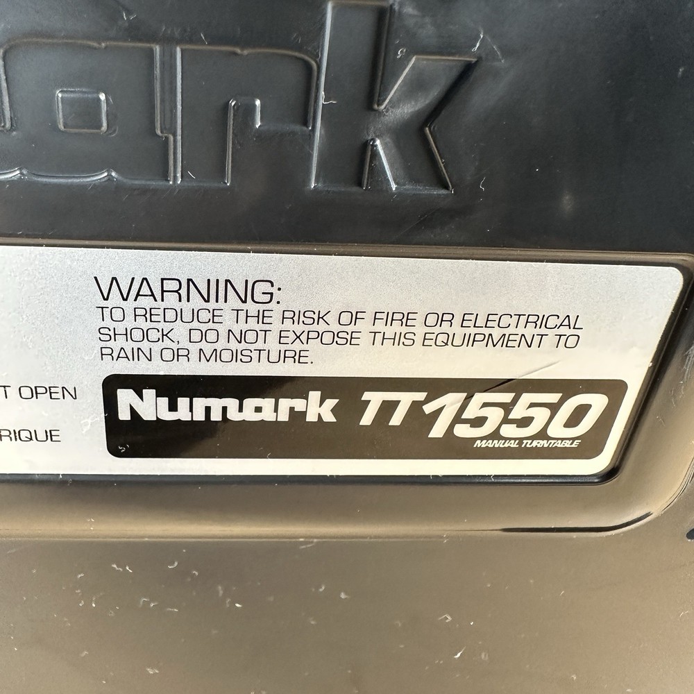 Numark TT-1550 Turntable Working Condition