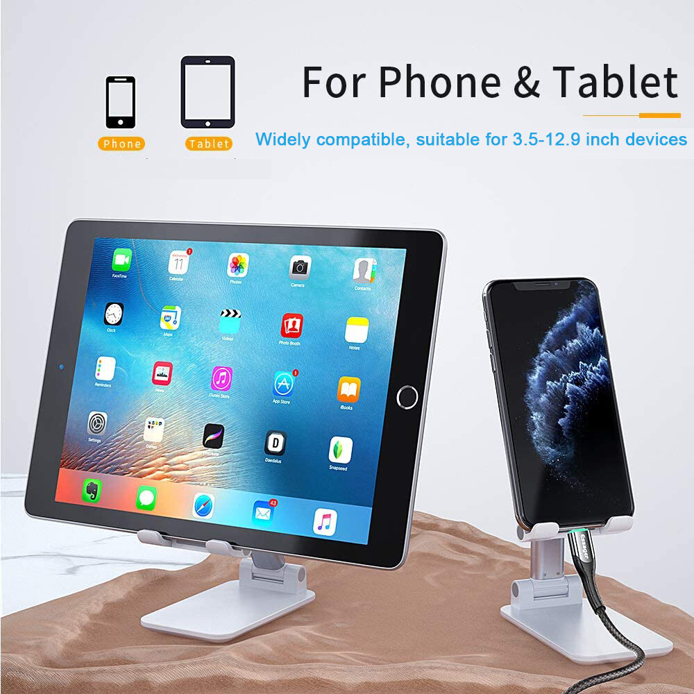 Foldable Universal Adjustable Tablet Stand Cell Phone iPad iPhone Desktop Holder