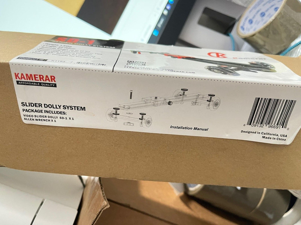 Kamerar SD-1 SLIDER Dolly SYSTEM K1183(S)