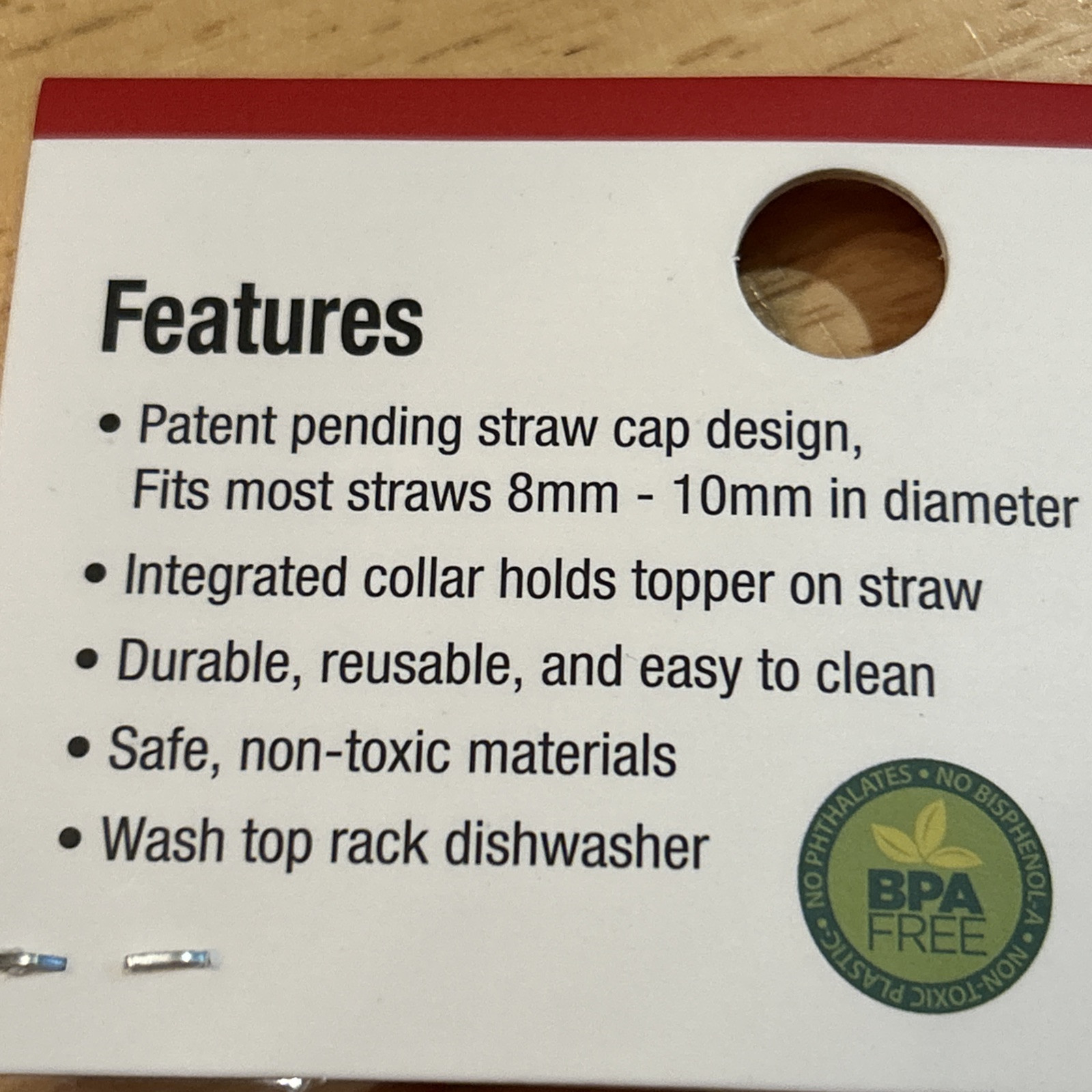 Buc-ee's Straw Topper 3 piece set - New in Package - Red Truck, Logo