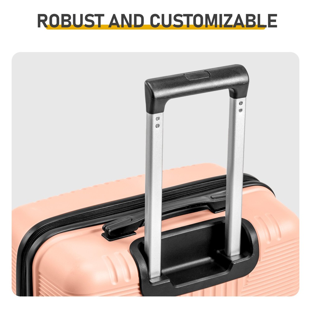 Non-TSA customs lock four-in-one PP trolley suitcase, available