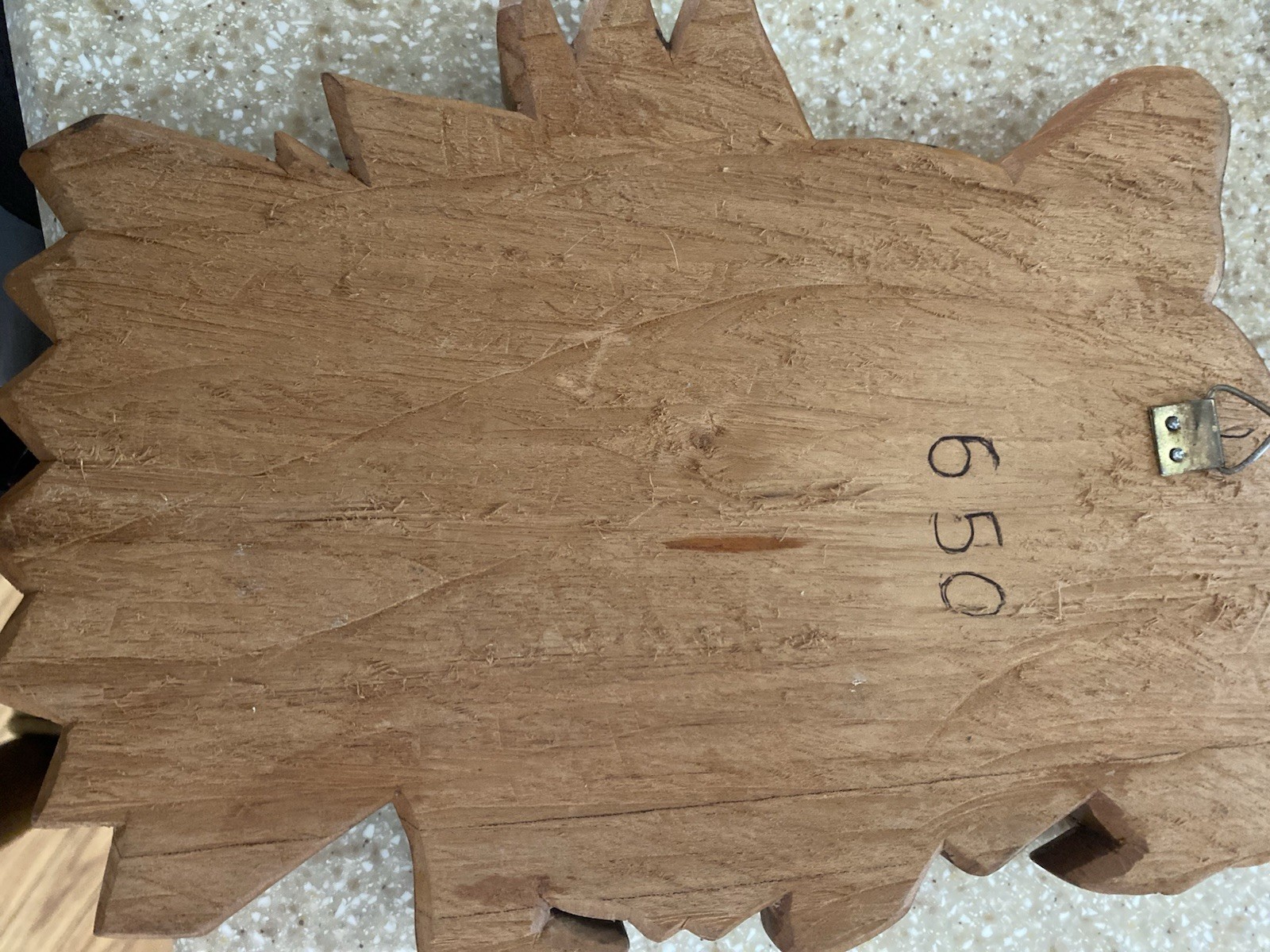 Jaguar Warrior, Aztec and Maya Culture, Mexican Art, 3D carving, handmade 9”x7”