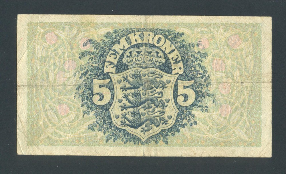 DENMARK, 5 Kronor 1942 aF