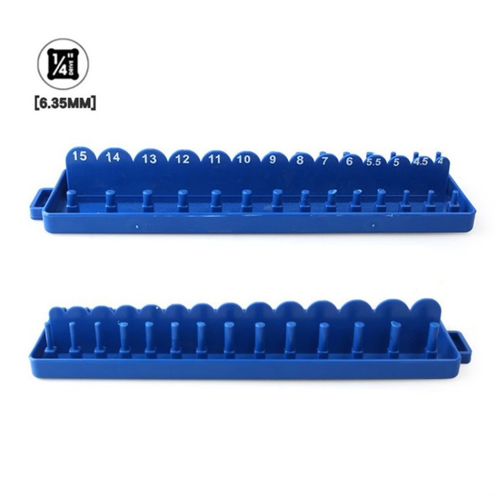 1/4\ Metric Socket Storage Organizer Holder Bracket Plastic Socket Tray Rack