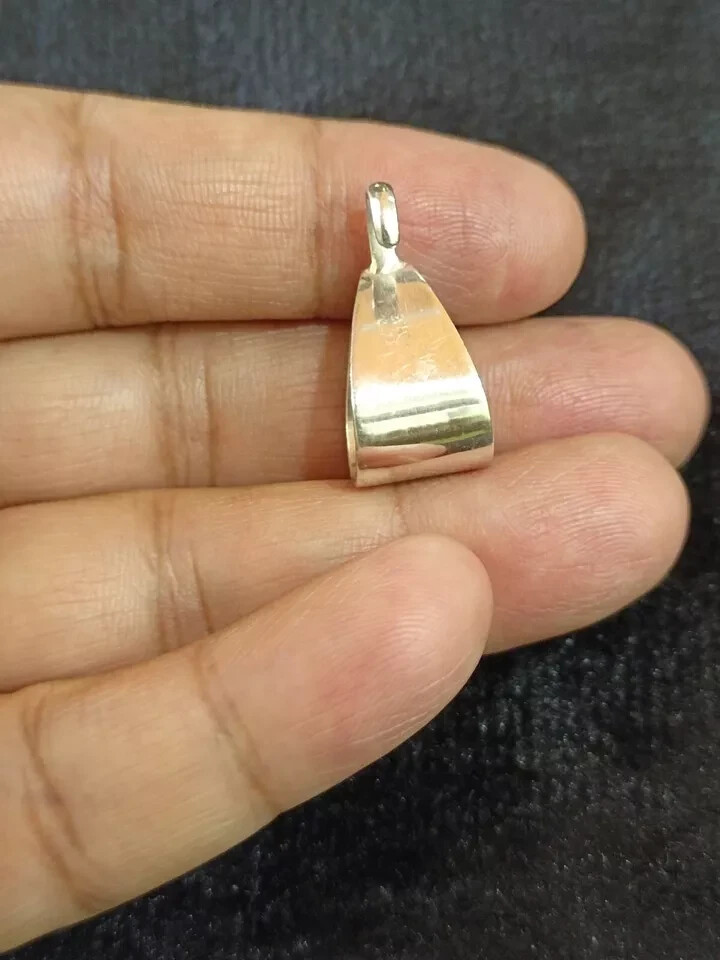 New XXX Huge Thick Solid Open Loop Bail 925 Sterling Silver Findings Repair 35mm