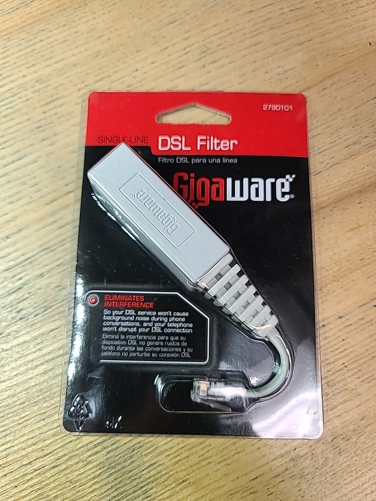 Gigaware Single-Line DSL Filter #2790101 - RadioShack