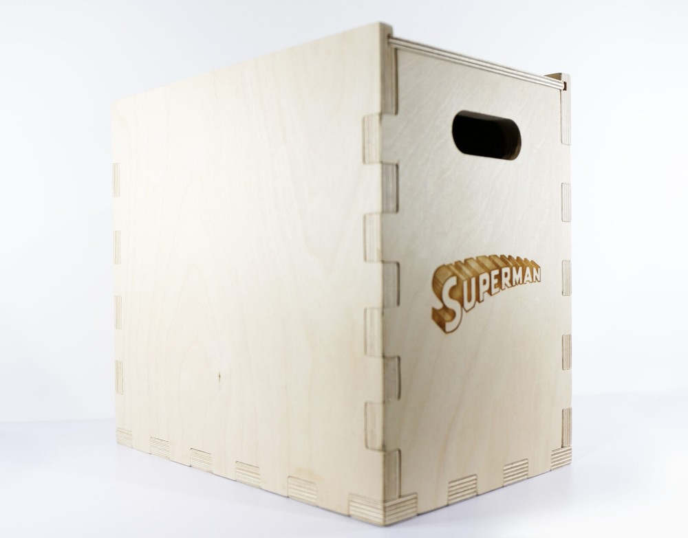 Superman Action Comics Timber Comic Storage Box *Comics Not Included