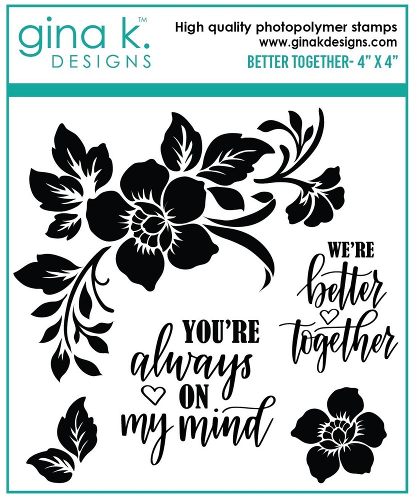 Gina K Designs Stamp Sets 4" x 4"