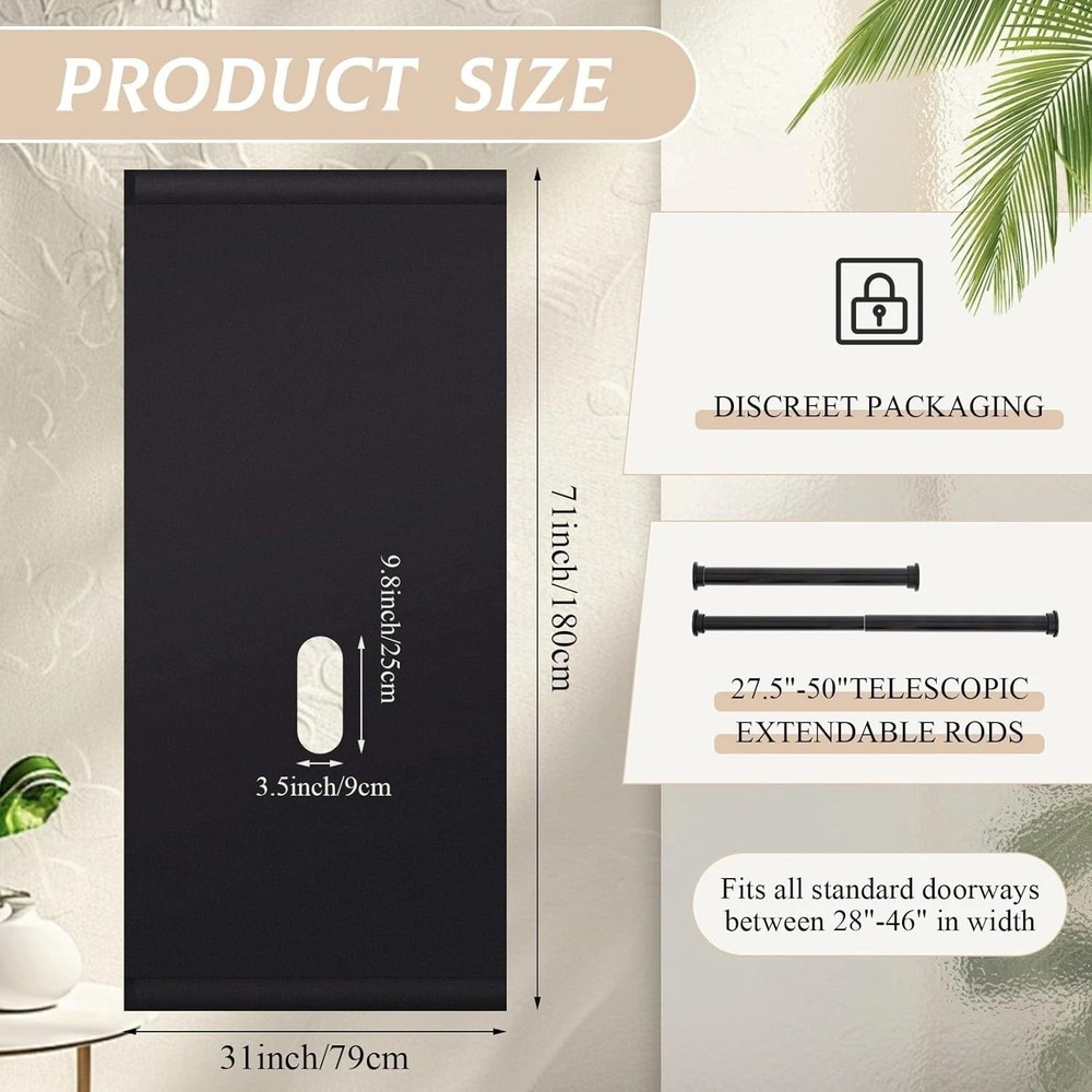 Adjustable Glory Hole Kit - Temporary Wall Partition for Intimate Couples Games