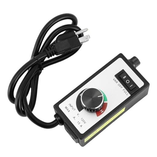 Variable Speed Controller for Router Fan Electric Motor - AC 120V, 15A,