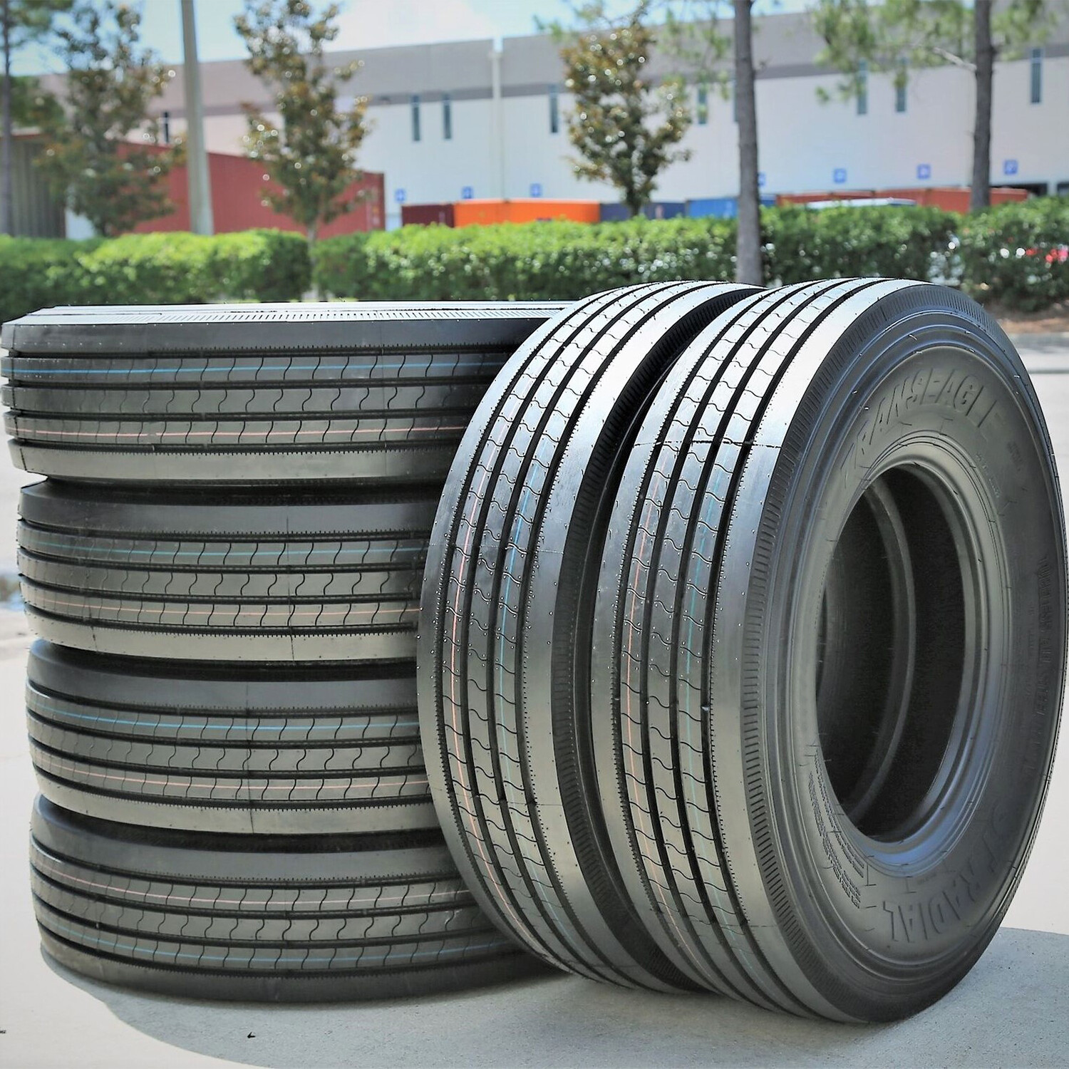 4 Tires Transeagle ST Radial All Steel ST 205/75R15 Load G 14 Ply Trailer