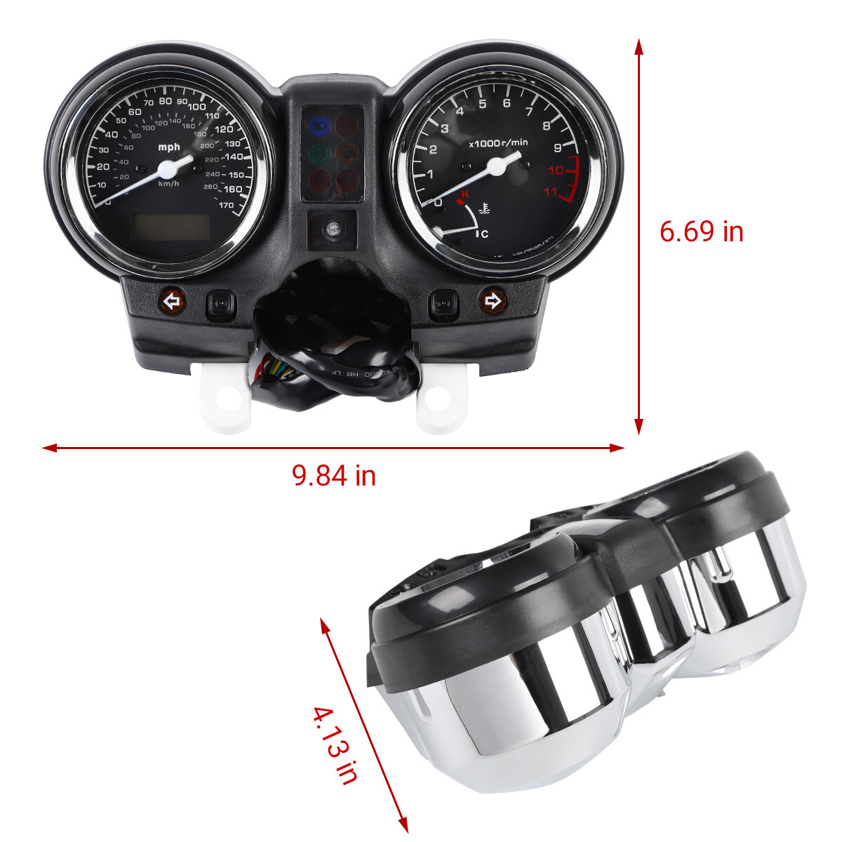 Speedometer Tachometer Gauge Cluster For Honda CB900F 919 Hornet 900 2002-2007