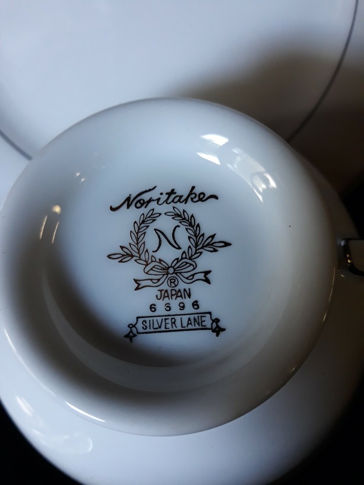 Noritake, SILVERLANE, 2 Fruit Saucers