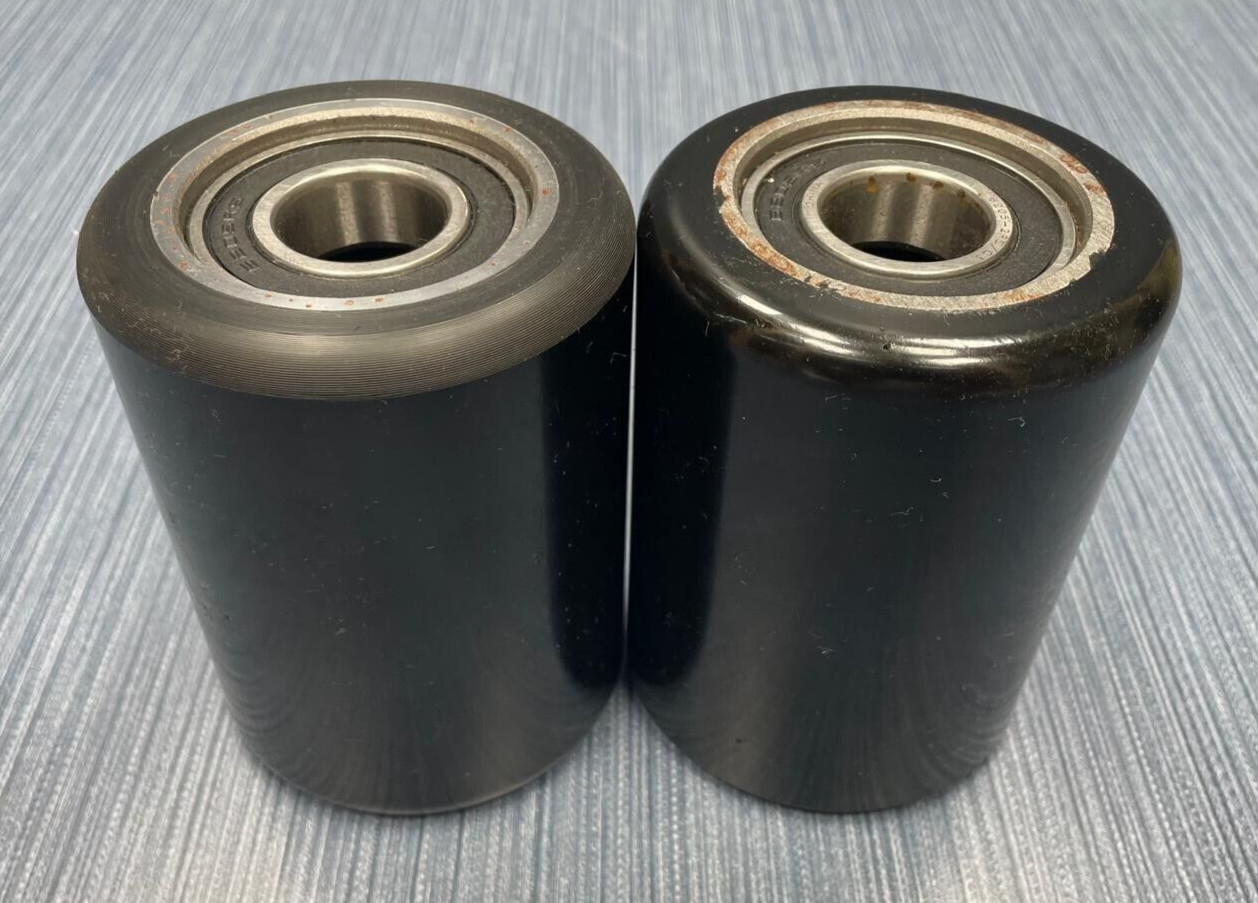 Lot of 2 x Millennium Pallet Truck Lift Stacker Load Wheels 83x111x25mm