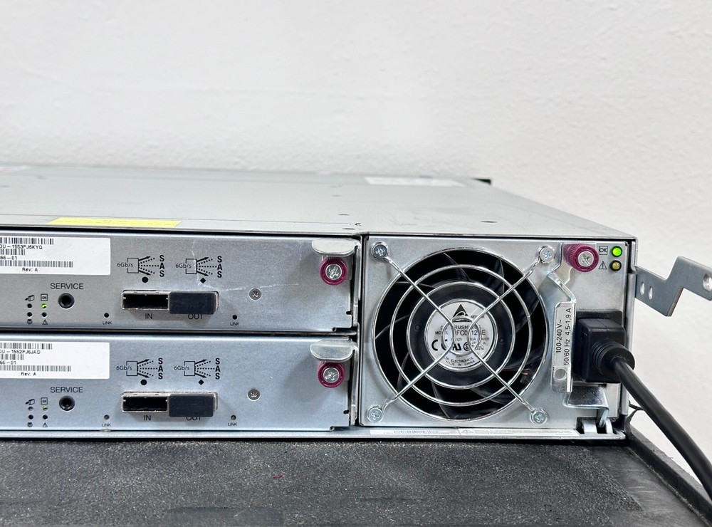 Quantum QXS 24-bay SAS disk array w/ Dual 3-07366-01 Modules