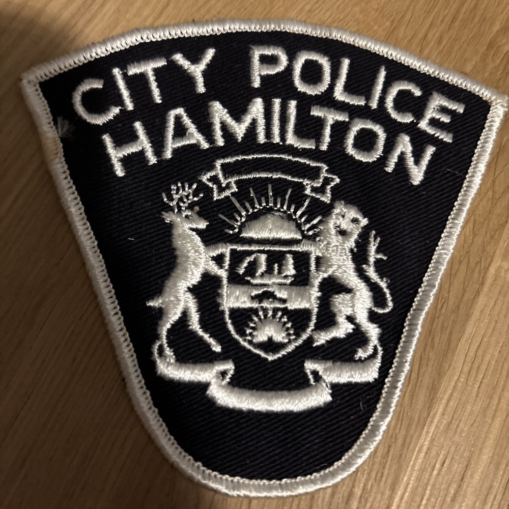 City Police Hamilton Canada Patch