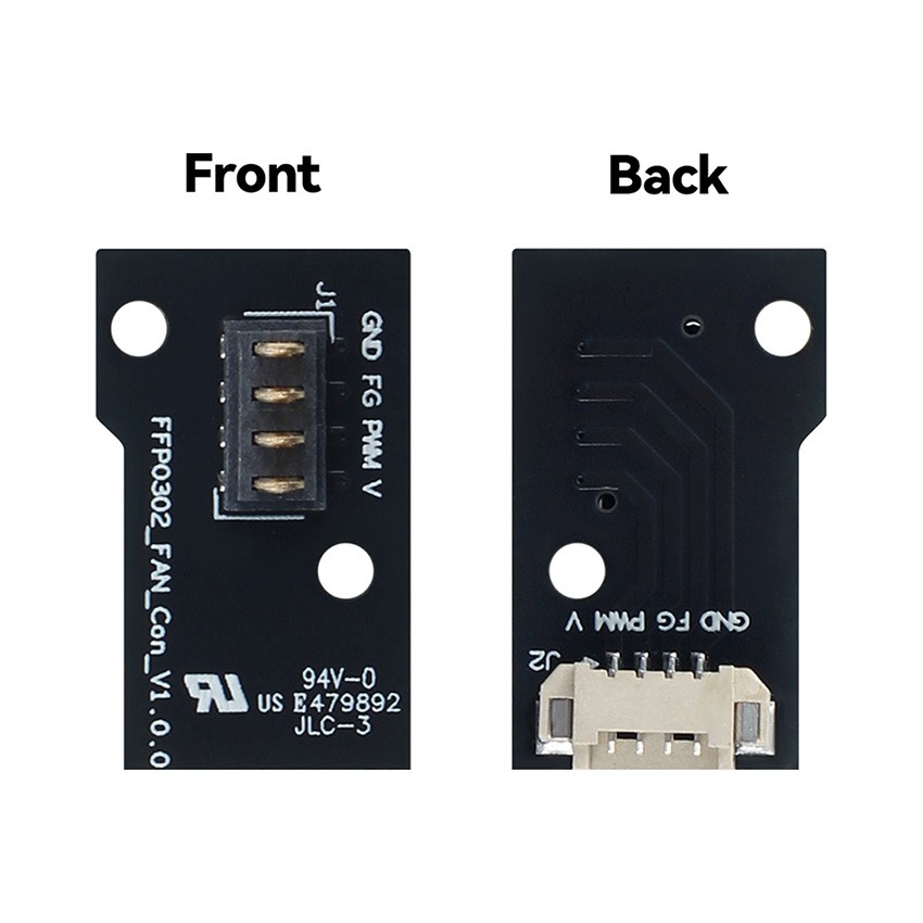 Hotend Cooling Fan Adapter Board for Flashforge AD5X Extruder 3D Printer