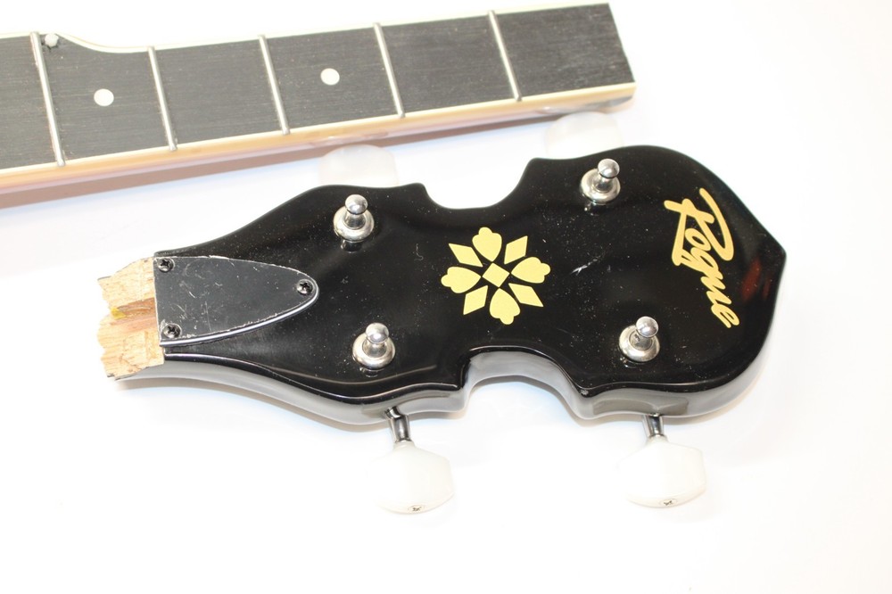 Rogue B30 5 string Banjo CRACKED NECK only #R6245