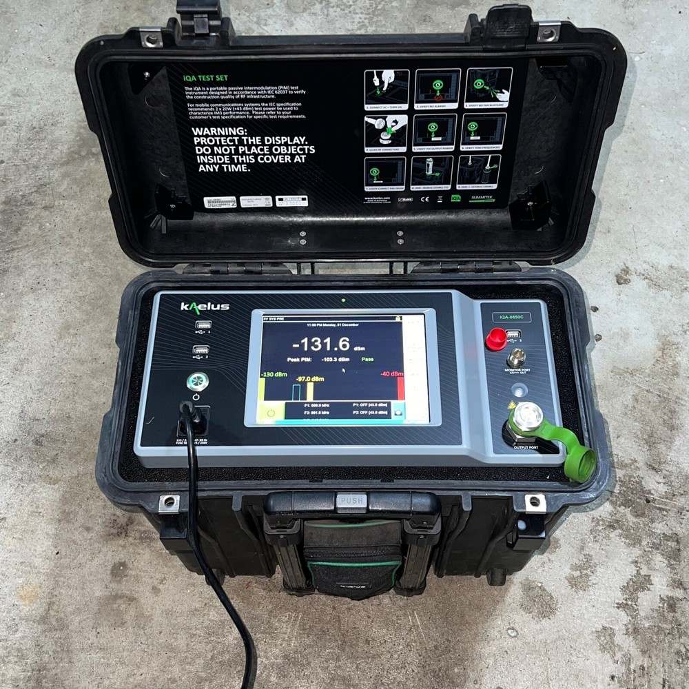 KAELUS iQA-0850C PIM Passive Intermodulation Meter