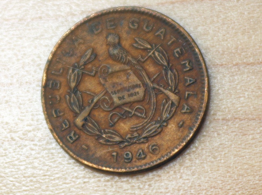 1946 Guatemala 1/2 Centavo