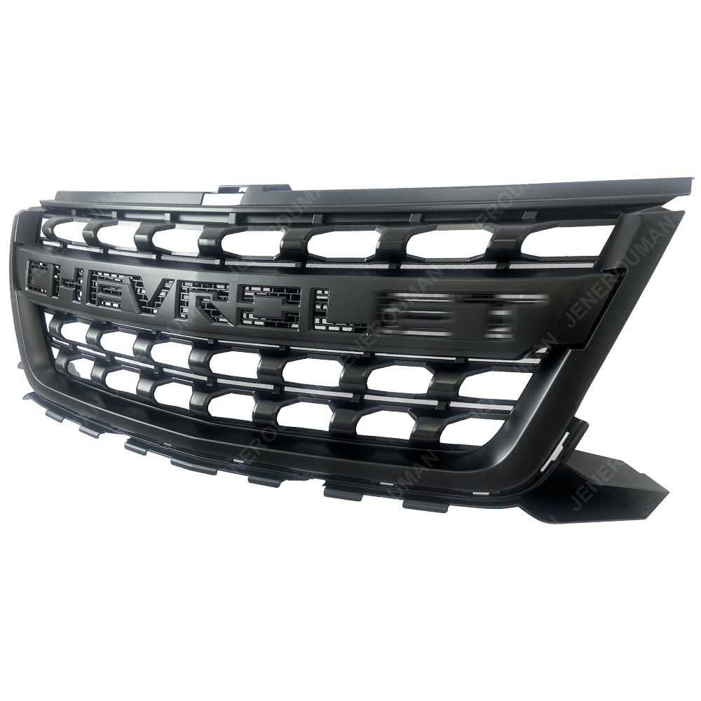 Front Grill For 2015-20 Chevy Chevrolet Colorado Upper Grille WT LT Matte Black