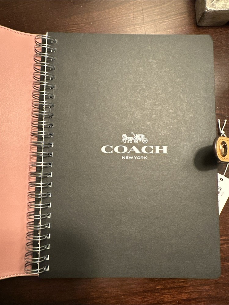 Coach Powder Pink Notebook