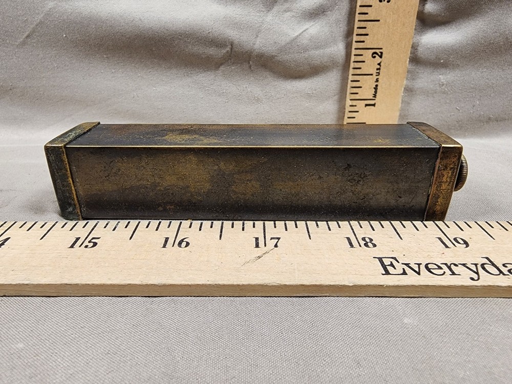 Antique Brass Handheld Surveyor Sighting Tool