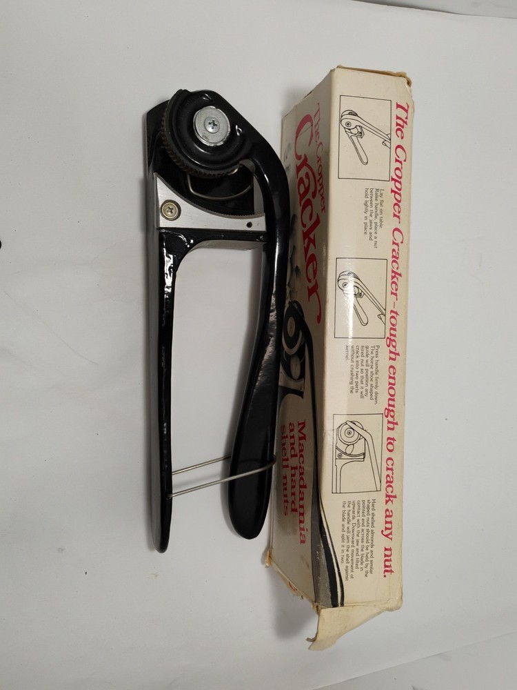 Vintage Cropper Cracker Nut Cracker Devices w/ Original Box