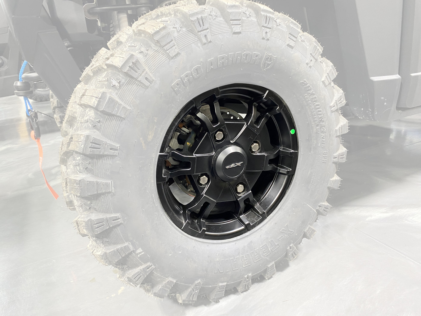 2022-2026 Polaris Ranger XP 1000 OEM Black Front Rim Wheel 1526025-458