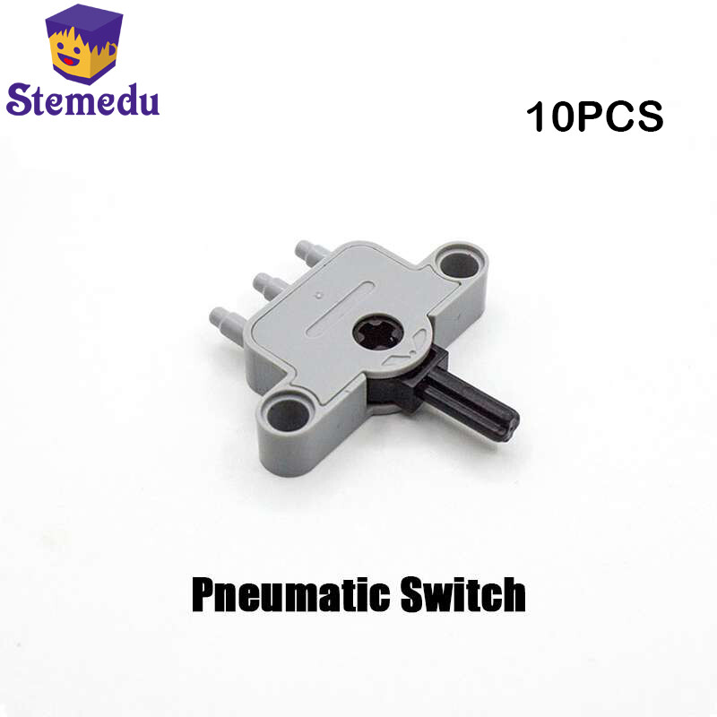MOC Technical Pneumatic switch compatible with legoeds 19474 building blocks