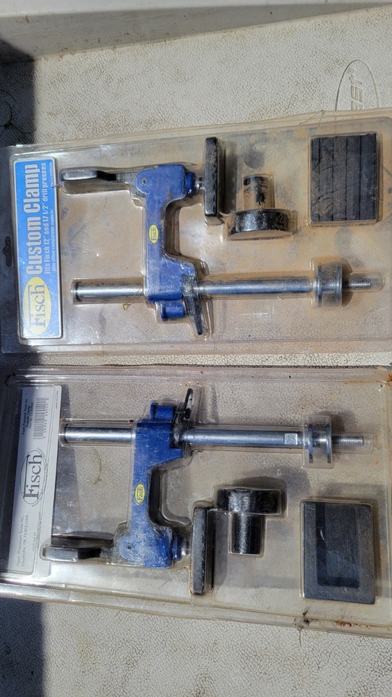 Fisch Drill Press Clamp-In Original Pkg (one has been opened)
