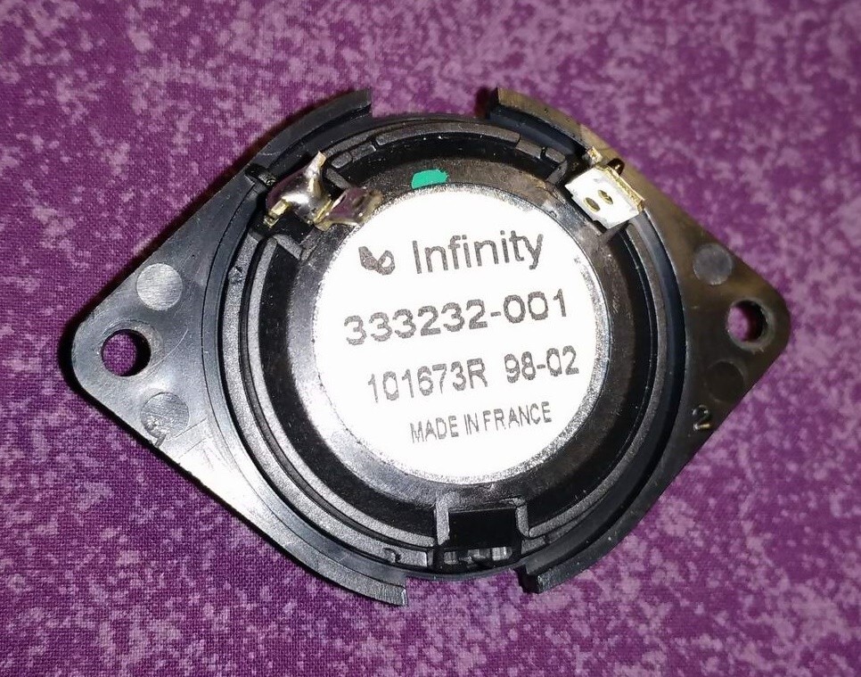 Infinity 333232-001 25mm 1" Dome Tweeter 4 ohm