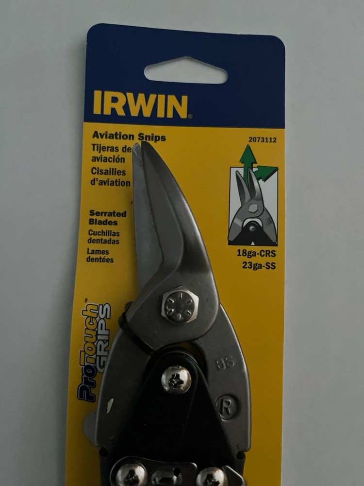 Irwin Aviation Snips Right & Straight Cut Compound Leverage, 2073112
