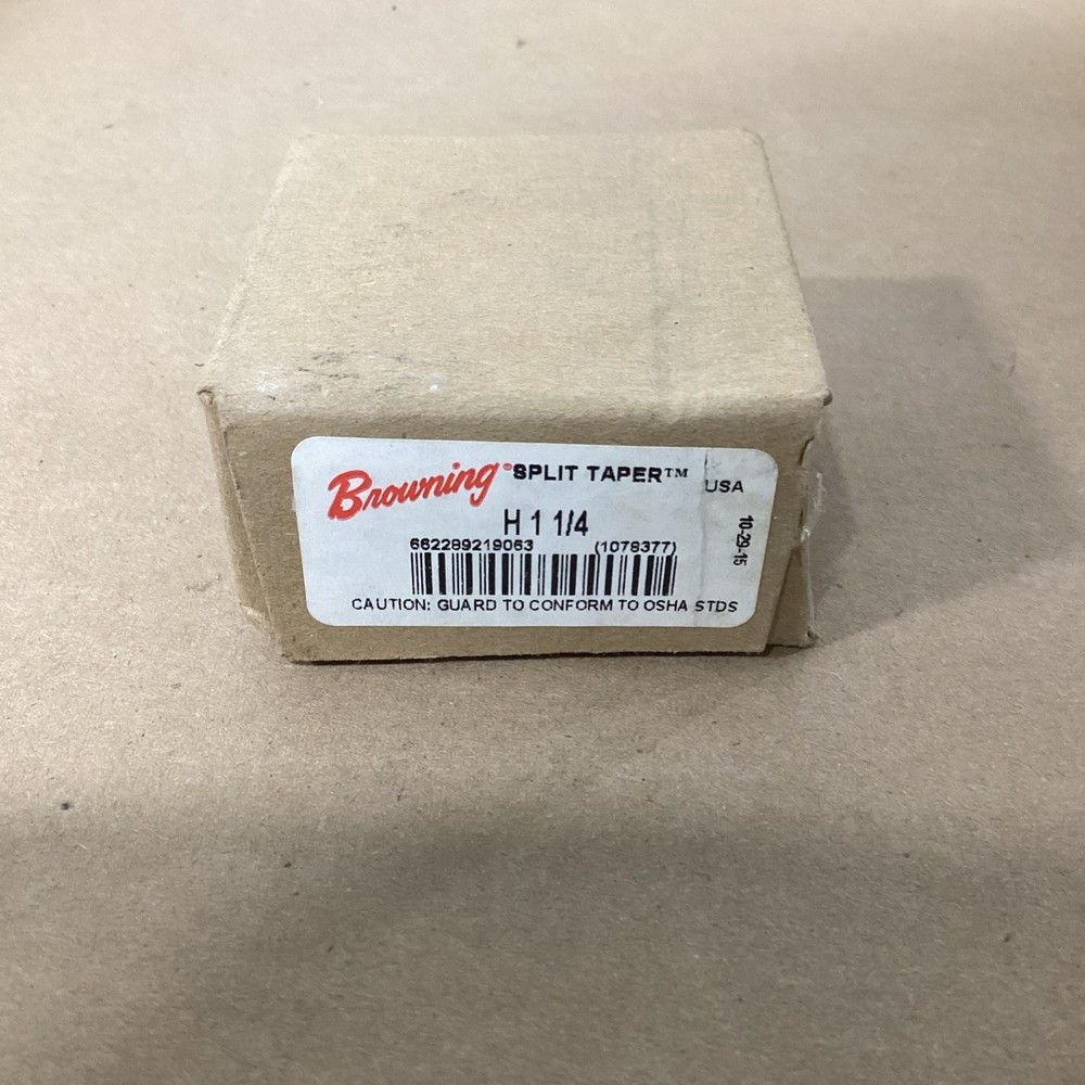 Browning H-1 1/4 Split-Taper Bushing New Sealed Box