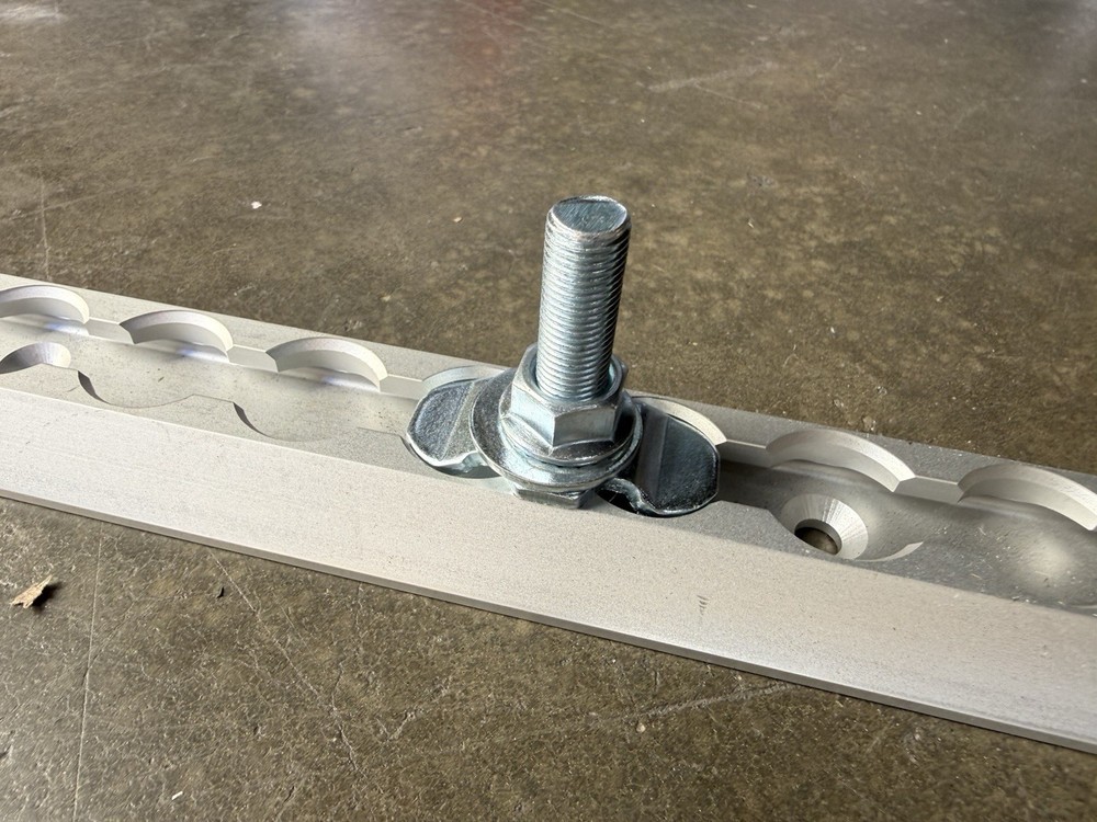 10Pack L-Track Double Lug Threaded Stud Nut Fitting Tie Down,L Track Secure