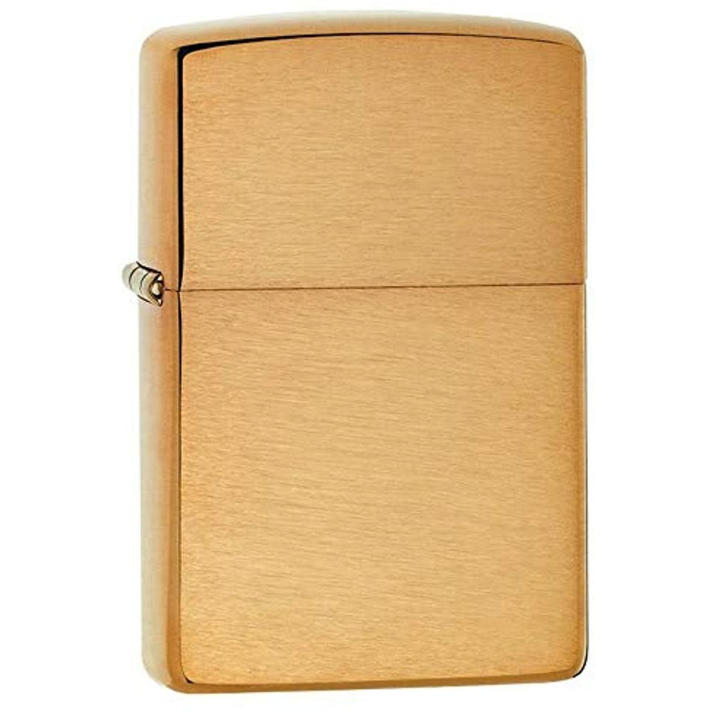 Zippo Lighter Solid brass with brushed finish
