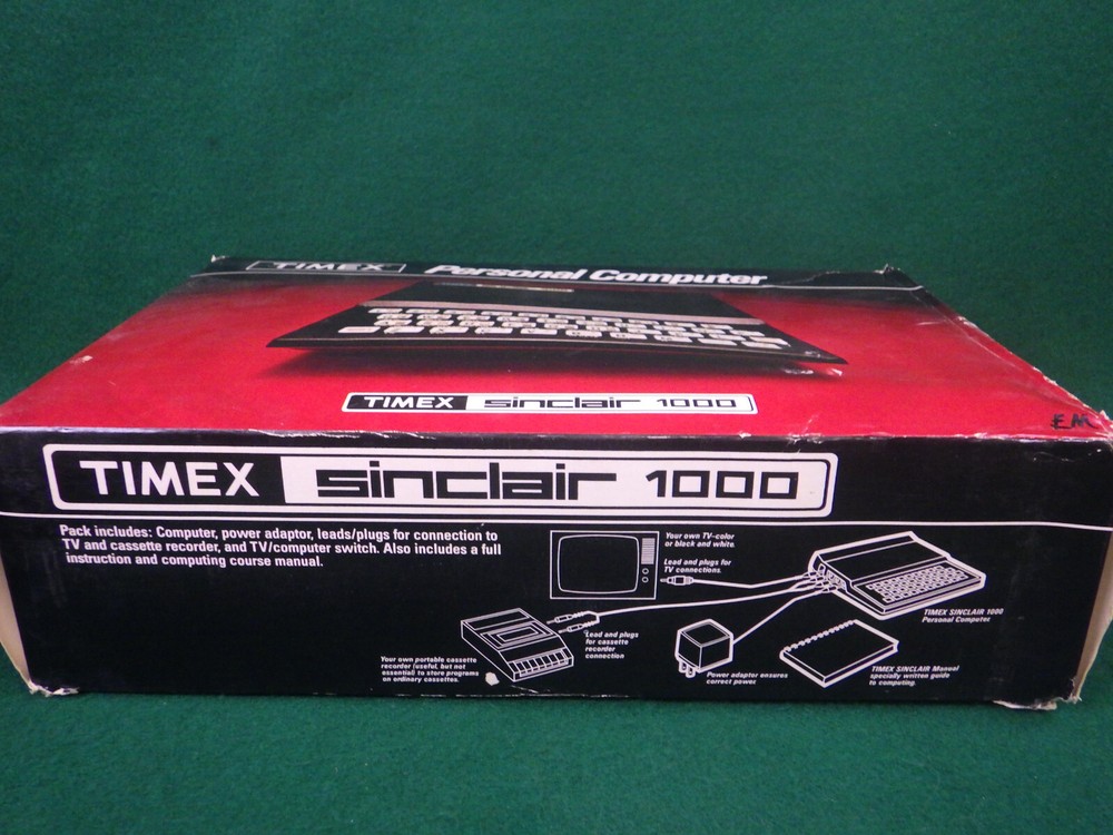 Vintage Timex Sinclair TS-1000 personal computer Untested w/box+accessories