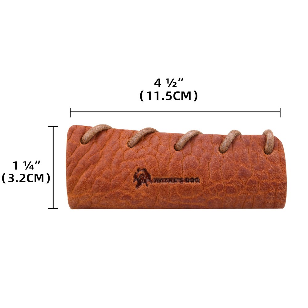 Brown Leather Double Bit Axe Guard Collar Camping Axe Handle Protector