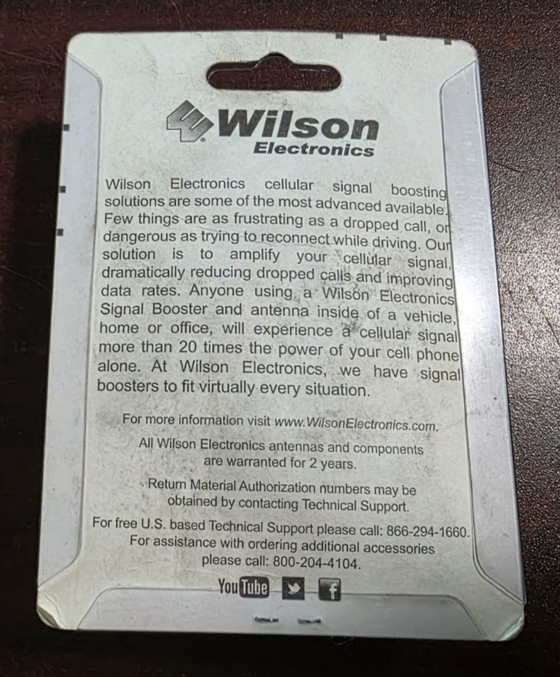 Wilson Electronics 50 Ohm Lightning Surge Protector 859902 NIB