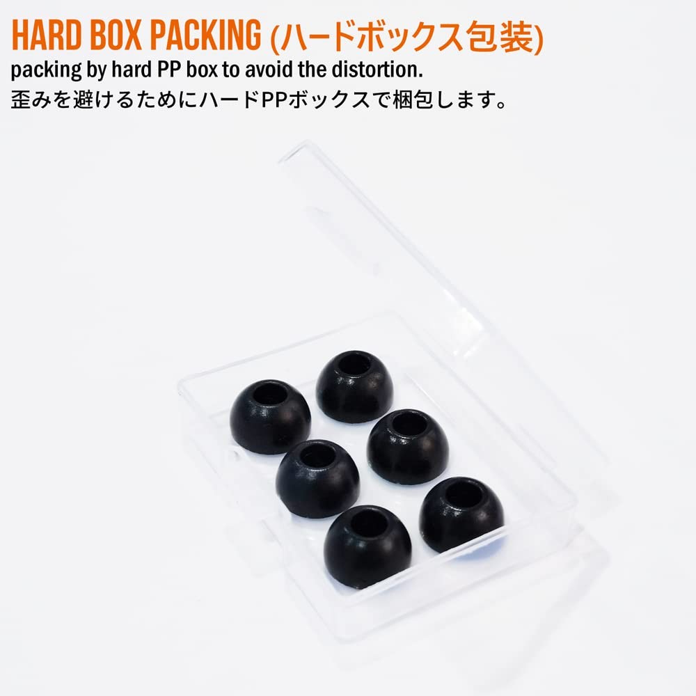 TENNMAK Memory Foam Eartips Case Replacement for OnePlus Buds small, black