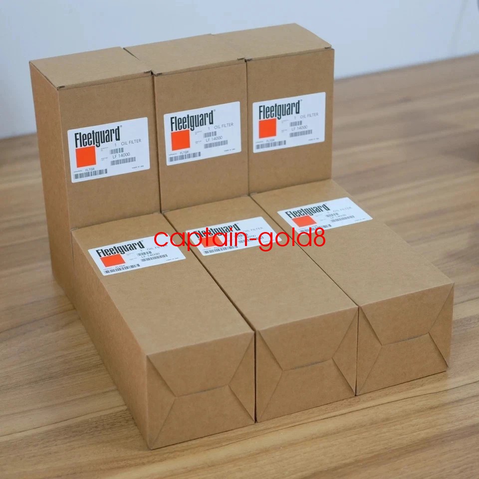 6 Pack Fleetguard LF14000NN Oil Filter Cummins ISX 4367100 NEW USA