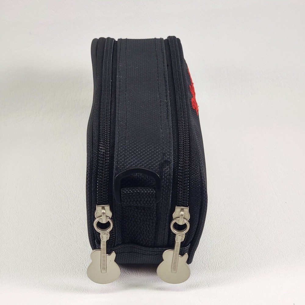 Rolling Stone Soft-Side Case Black with Guitar Zipper Pulls Red Embroidered Logo