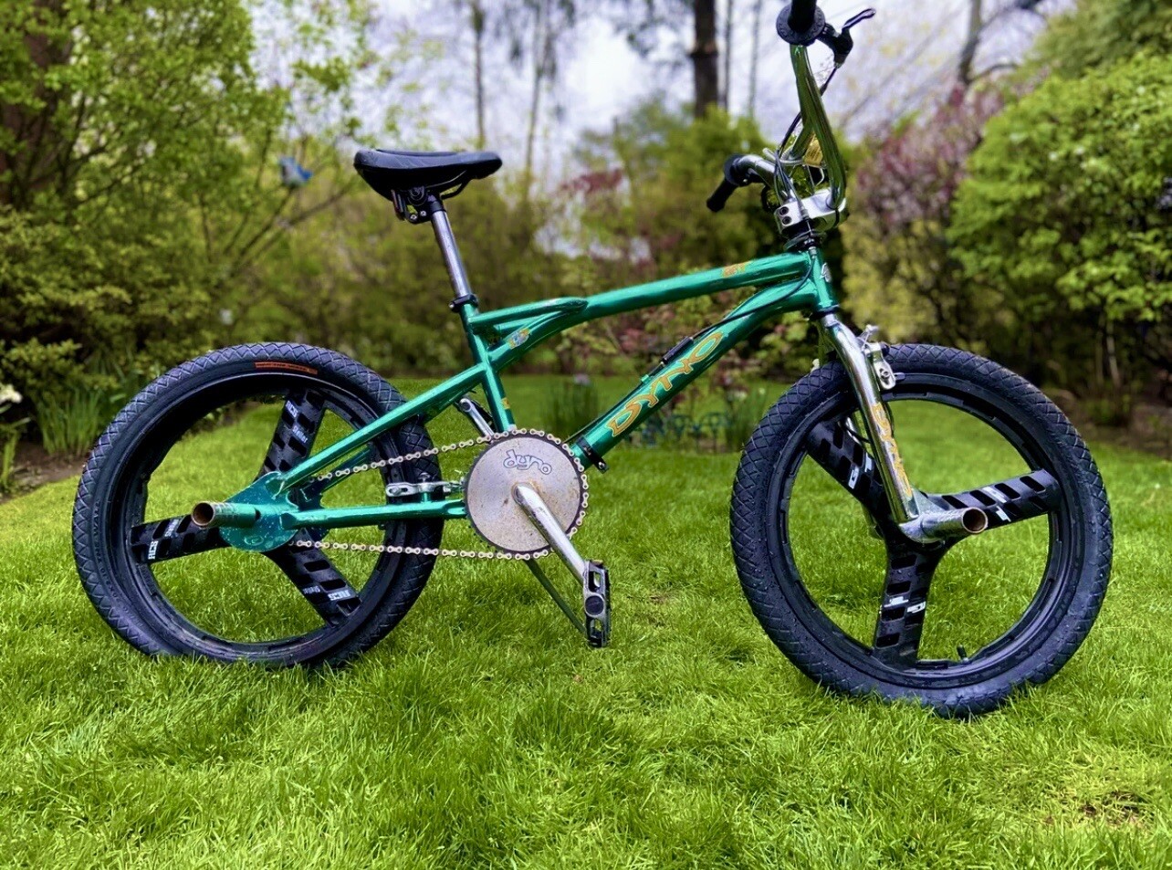 Dyno Air 2000 Gt Mags Freestyle Bike Metallic Green RARE