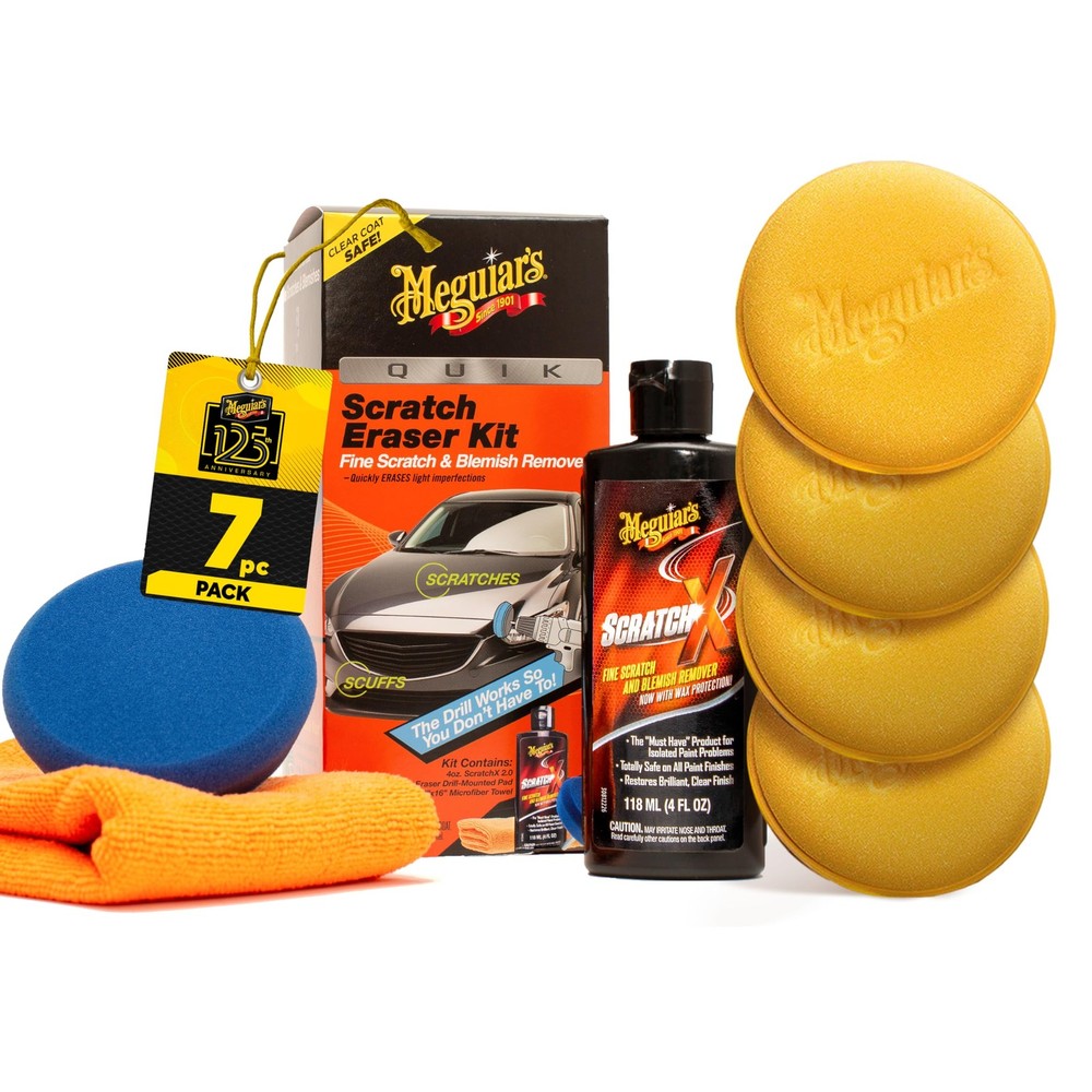 Meguiar’s Quik Scratch Eraser Kit, Car Scratch Remover for Fixing Surface Ble...